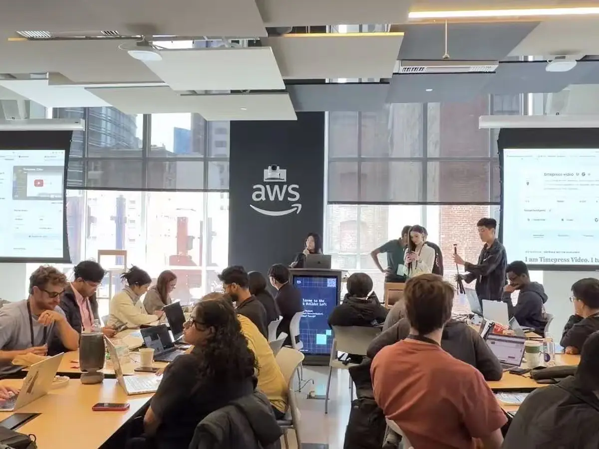 Hands-on session at the AWS Builder Loft